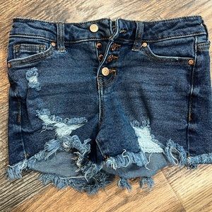 Girls denim shorts size 10